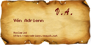 Vén Adrienn névjegykártya